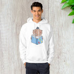 Child Reading A Maths Book Hoodie<br><div class="desc">A child reading a maths book and learning. This design looks really effective on this Mens Hoodie</div>