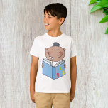 Child Reading A Maths Book T-Shirt<br><div class="desc">A child reading a maths book and learning. This design looks really effective on this Boys T-Shirt</div>