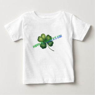 Child’s St Patrick’s Day Lucky Shamrock. St Patty Baby T-Shirt