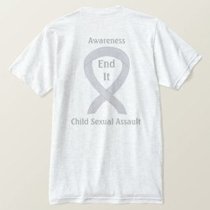 Child Sexual Assault Awareness Ribbon T-Shirts