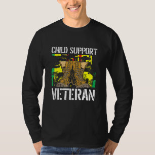 Child Support Veteran Us Veteran Day Awareness T-Shirt