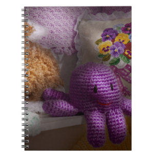 Child - Toy - Octopus in my closet Spiral Notebook