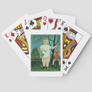 Child with a Puppet, c.1903 (oil on canvas) Playing Cards