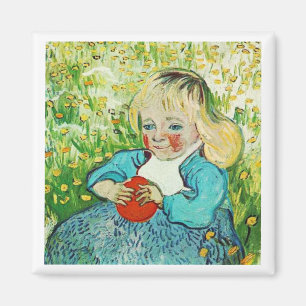 Child with Orange, 1890. Vincent van Gogh. Magnet