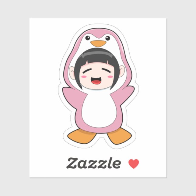 Child with Penguin Costume (Sheet)