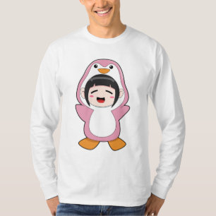 Child with Penguin Costume T-Shirt