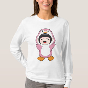Child with Penguin Costume T-Shirt