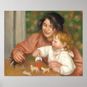 Child with Toys - Auguste Renoir Fine Art Poster