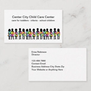 Childcare Center Theme Business Cards