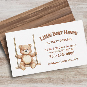 Childcare Daycare Babysitter Nanny Service Business Card