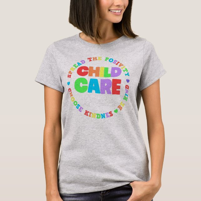 Childcare Director Daycare Crew School Provider T-Shirt (Front)
