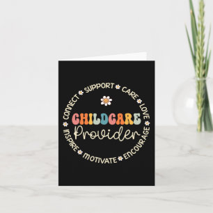 Childcare Provider Appreciation Week Back to Schoo Card