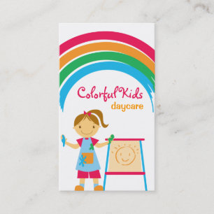 Childcare School Teacher Business Cards