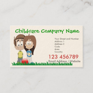 Childcare - Summer Camp - School Business Card