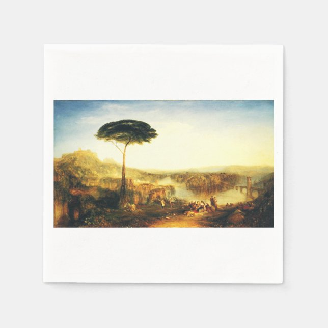 Childe Harold's Pilgrimage by Joseph Turner Napkin (Front)