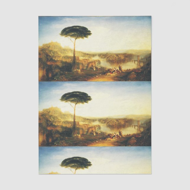 Childe Harold's Pilgrimage by Joseph Turner Tissue Paper (Front)