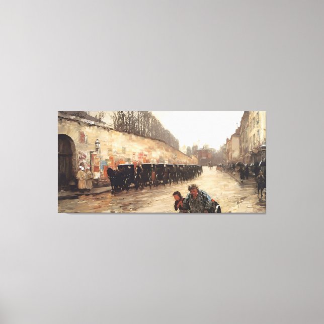 Childe Hassam art style Canvas Print (Front)