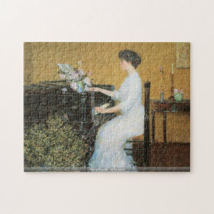Childe Hassam - At the piano puzzle