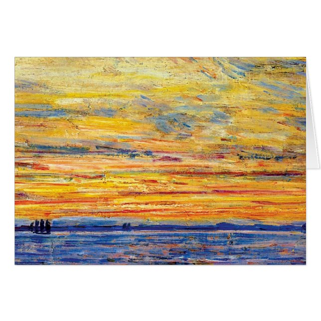 Childe Hassam - Evening (Front Horizontal)