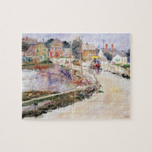 Childe Hassam - In Gloucester Jigsaw Puzzle