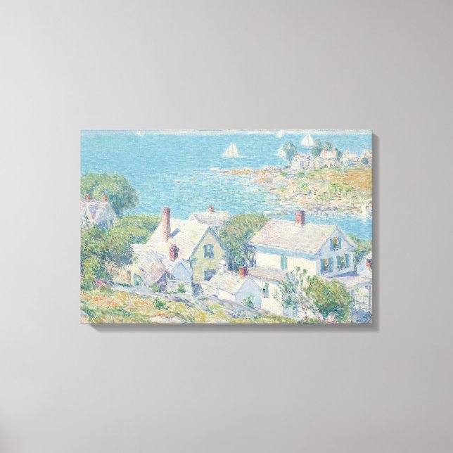 Childe Hassam - New England Headlands Canvas Print (Front)
