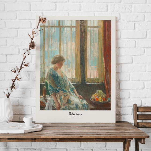 Childe Hassam New York Window 1912 Art Exhibition  Canvas Print (Creator Uploaded)