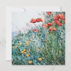 Childe Hassam - Poppies, Appledore Holiday Card