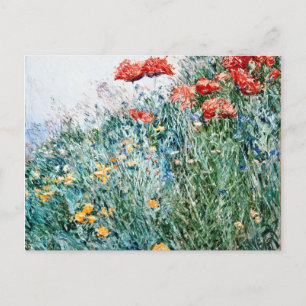 Childe Hassam - Poppies, Appledore Holiday Postcard