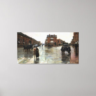 Childe Hassam Rainy Day, Boston Canvas Print