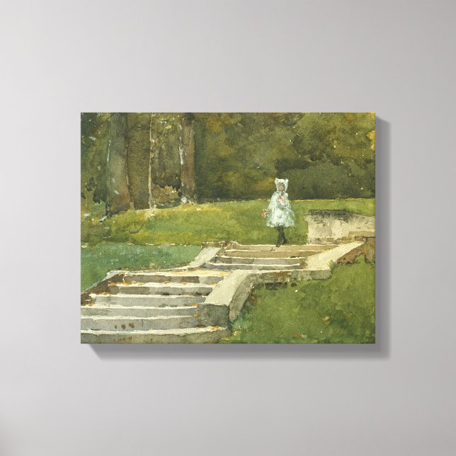 Childe Hassam - Saint-Cloud Canvas Print (Front)