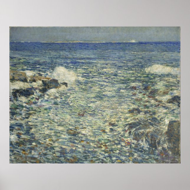 Childe Hassam - Surf, Isles of Shoals Poster (Front)