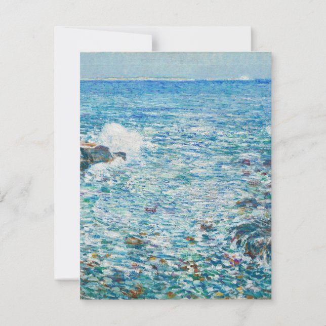 Childe Hassam - Surf, Isles Of Shoals Thank You Card (Front)