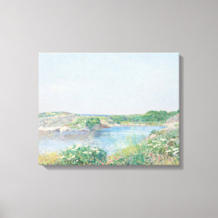 Childe Hassam - The Little Pond, Appledore Canvas Print