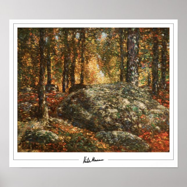 Childe Hassam Zedign Art Poster #11-2 (Front)