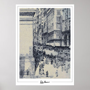 Childe Hassam Zedign Art Poster #155-2