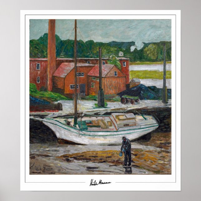 Childe Hassam Zedign Art Poster #350 (Front)