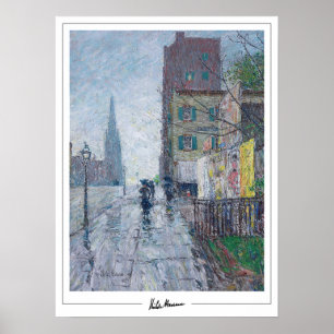 Childe Hassam Zedign Art Poster #378-2
