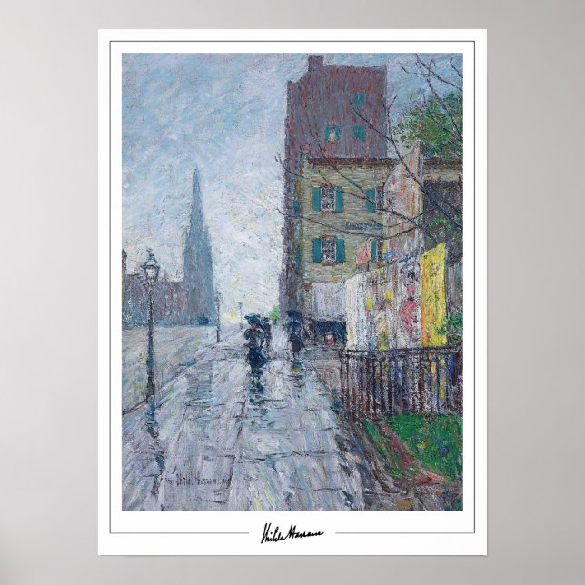 Childe Hassam Zedign Art Poster #378-2 (Front)