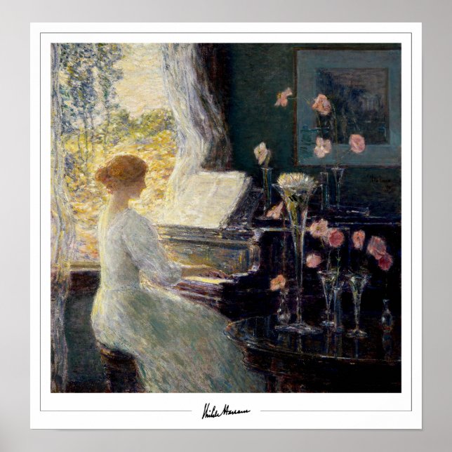 Childe Hassam Zedign Art Poster #4-2 (Front)