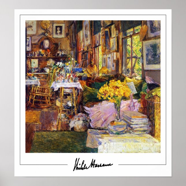 Childe Hassam Zedign Art Poster #87 (Front)