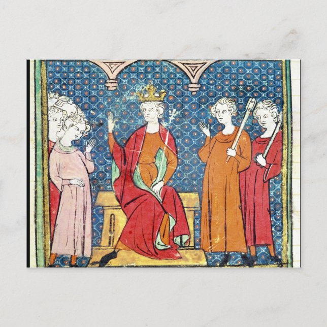 Childeric II , Merovingian King of Austrasia Postcard (Front)