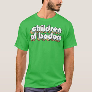Childern Of School Retro Rainbow Typography Faded T-Shirt