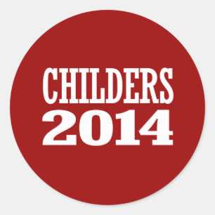 CHILDERS 2014 CLASSIC ROUND STICKER