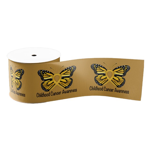 Childhood Cancer 3" Grosgrain Ribbon (Spool)