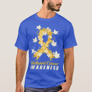 Childhood Cancer Awareness Birds 234 T-Shirt