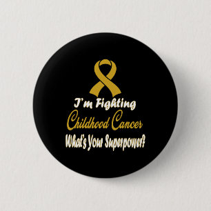 Childhood Cancer Awareness   Childhood Cancer Awar 6 Cm Round Badge