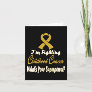 Childhood Cancer Awareness Childhood Cancer Awar Card