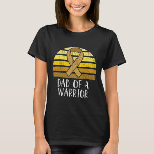 Childhood Cancer Awareness Dad Of A Warrior 1 T-Shirt