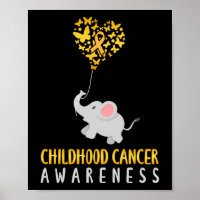 Childhood Cancer Awareness Elephant