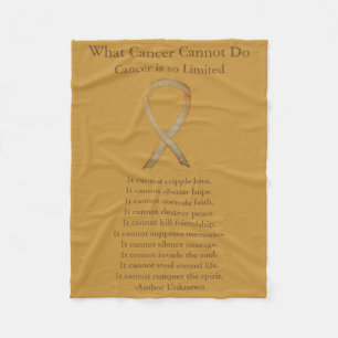 Childhood Cancer Awareness Gold Ribbon Blankets